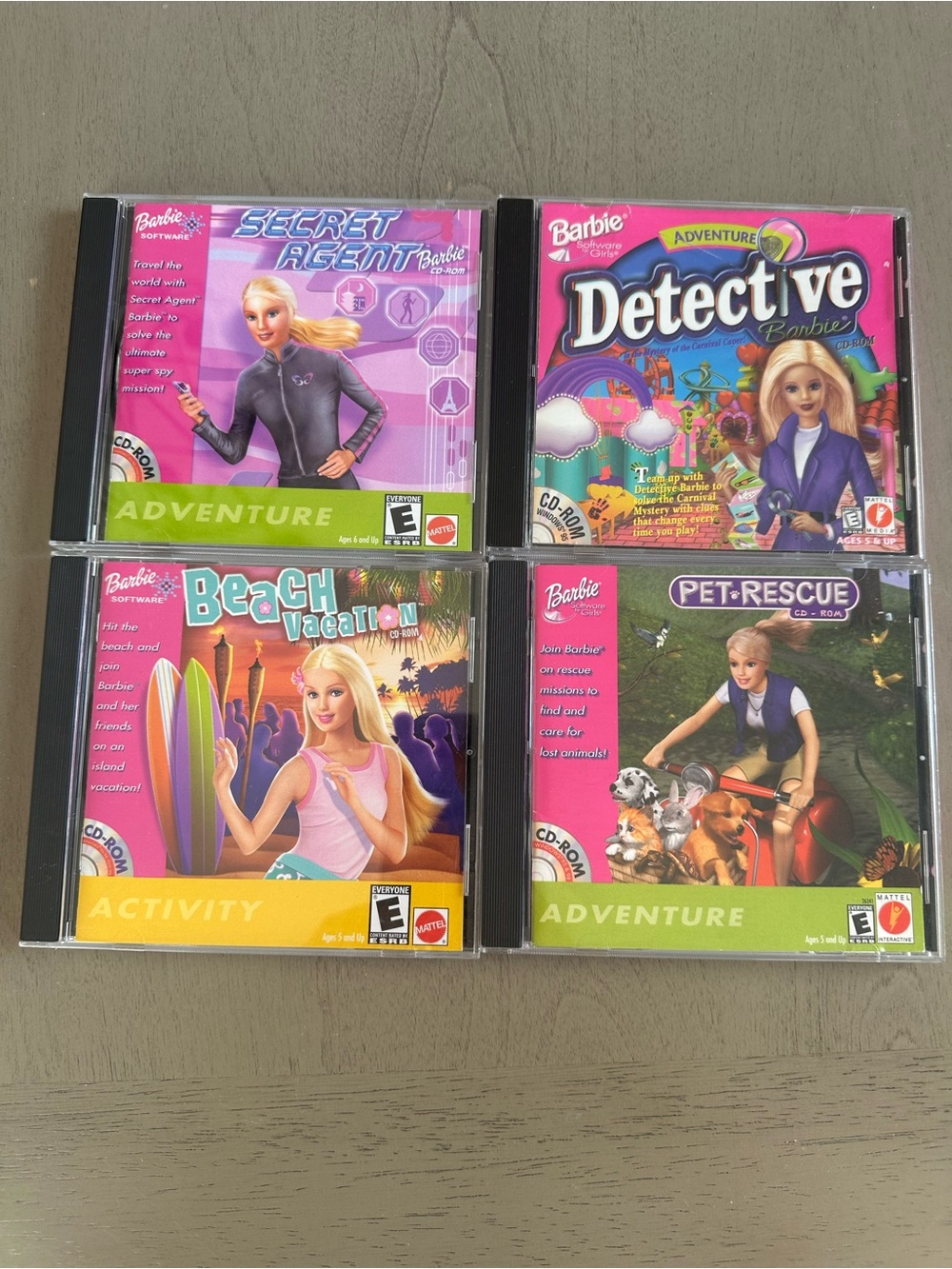 Vintage Barbie PC Computer Game Set